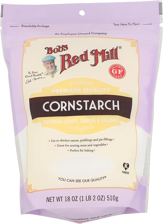 Bob's Red Mill Cornstarch, 500G (Pack of 1) - Gluten Free, Vegan, Kosher