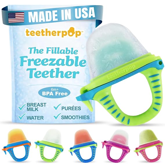 Fillable Freezer Teethers for Babies Made in USA Teething Pacifier