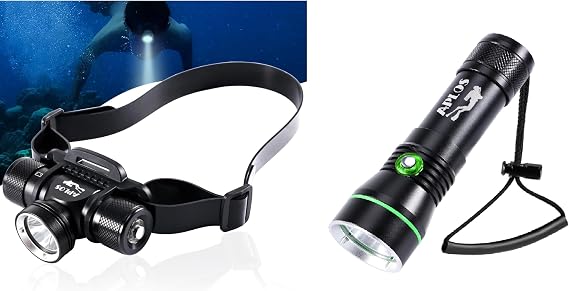 APLOS AP30 3000LM Dive Light and H900 3000LM Dive Headlamp