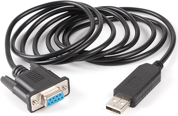 USB Serial db9 ft232r USB rs232 Null Modem Cable pc Control tv Cable (2-RXD(Yellow), 3-TXD(Orange),5-GND(GND), 7-RTS(Green),8-CTS(Brown), 1/4/6/9-NC)