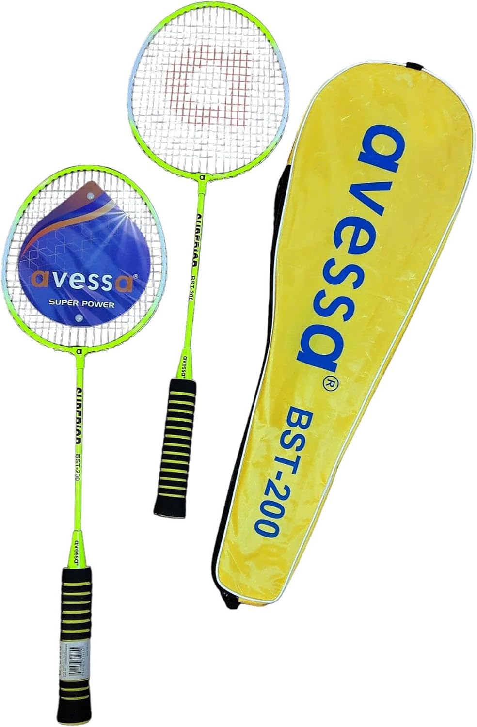 Avessa Badminton Raket Seti Sarı