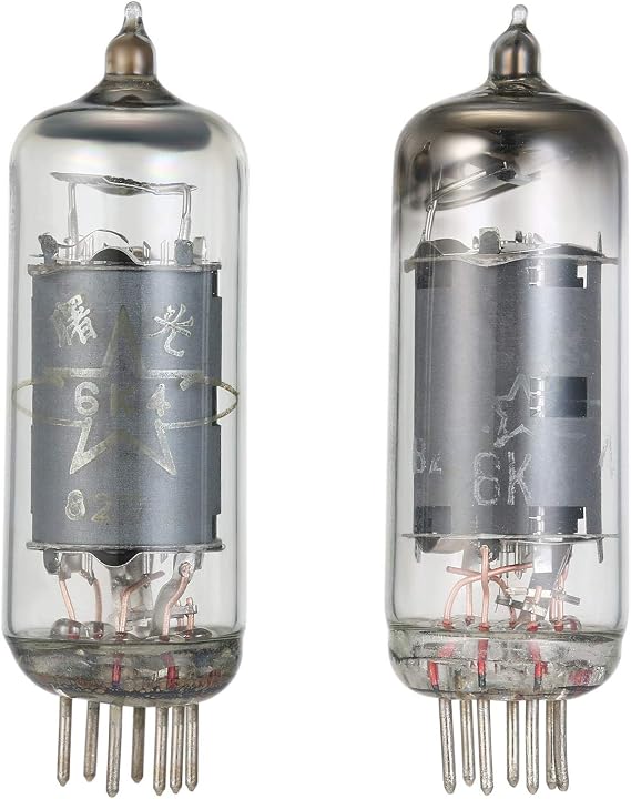 Docooler 6K4 Preamp Vacuum Tube, for 6AK5/6AK5W/6Zh1P/6J1/6J1P/EF95 Pairing Tube, Amplifier DIY Preamp Vacuum Tube,2PCS