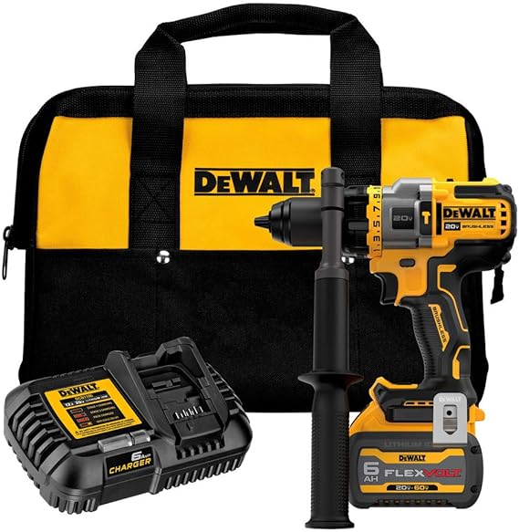 DEWALT FLEXVOLT ADVANTAGE 20V MAX* Hammer Drill, Cordless, 1/2-Inch (DCD999T1)