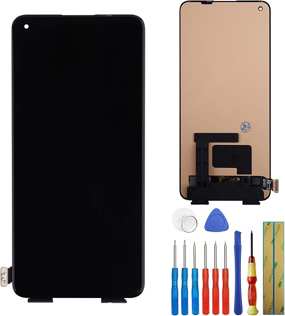 LCD Display Compatible with OnePlus 8T KB2001 6.55" LCD Display Touch Screen Assembly with Tools
