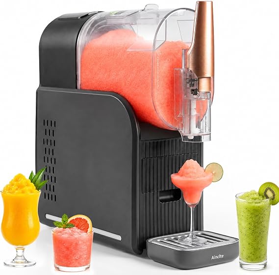 Slush Machine, Frozen Drink Maker 2L Capacity for Smoothies Milkshakes Frozen Cocktails Juice Slush Home Use Slushie Maker with Rinse Cycle Easy Clean No Ice Required