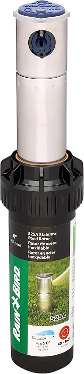 Rain Bird 52SA Stainless Steel Rotor, Full Circle, 25-50 Feet