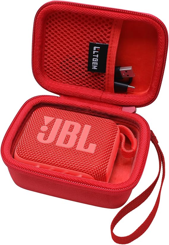 Case for JBL Go 4 /GO 5/Go 3 Ultra-Portable Waterproof Speaker Red