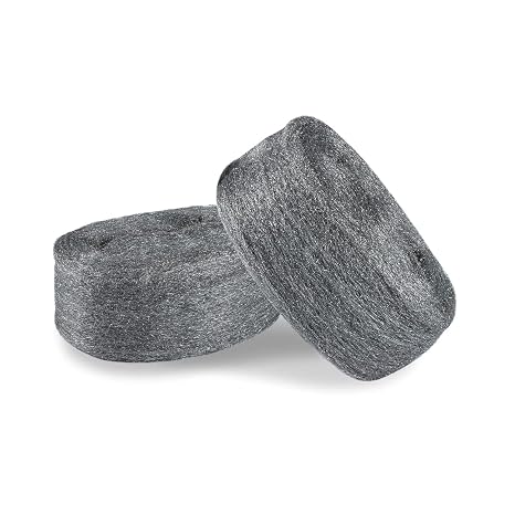Sukh Steel Wool 0000 10oz(20ft) - 0000 Steel Wool for Glass Fine Steel Pads for Chrome or Wood Polishing Weep Hole Covers for Brick Walls Fill Fabric Metal Fabric Pad Mice Control