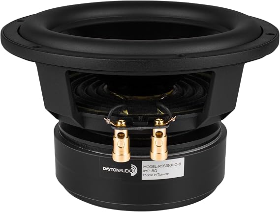 Dayton Audio RSS210HO-8 8" Reference HO Subwoofer 8 ohm