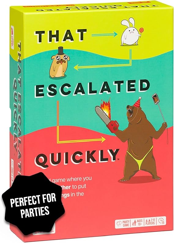 Exploding Kittens That Escalated Quickly, 2-8 Players, Age 10+, Card Game