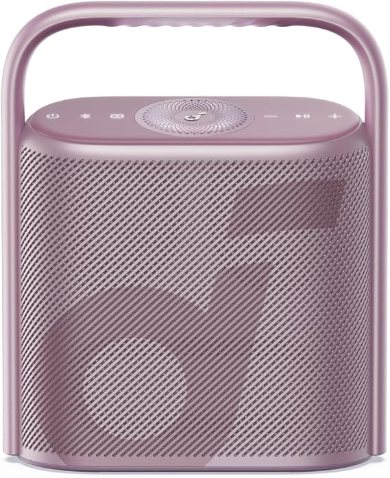 Soundcore Motion X500 Portable Bluetooth Speaker, Wireless Speaker with Immersive Spatial Audio, Wireless Hi-Res Sound with 3X Detail, 3-Channel Audio, and an Upward Firing Driver with Ambient Light