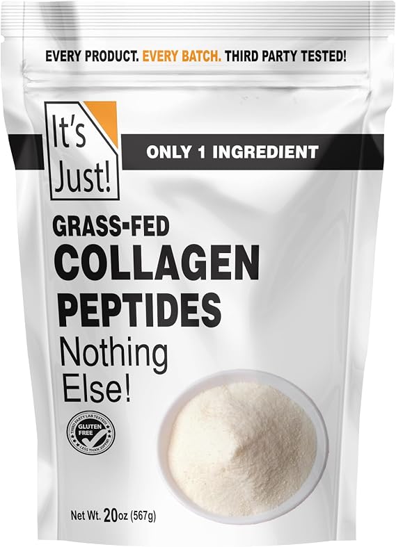 It's Just! - Collagen Peptide Grass-Fed Protein Powder, Unflavored, 20oz