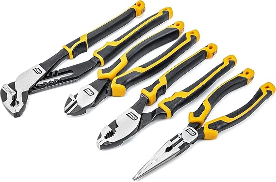 Gearwrench - 4 Pc Mixed Dual Material Plier Set (82203C-06)