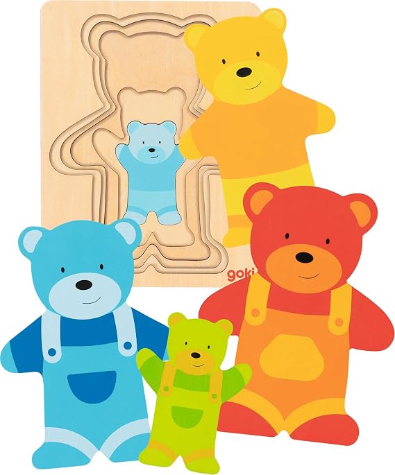 Goki Capes, Bear Puzzles and Puzzles, Color (Multi-Colour) (57449)