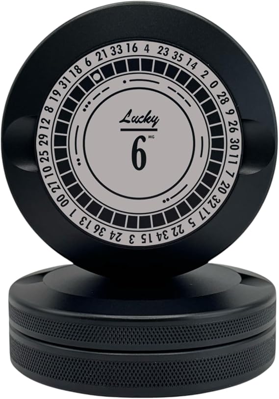 Roulette | Metal Container for Zyn, Premium Aluminum Can & Rugged Pouch Holder | Extra Capacity, Knurled Grip & Used Pouch Storage | EDC (Black)