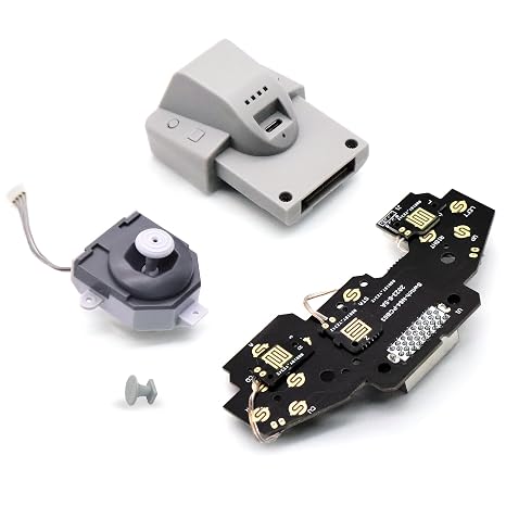 Mod Kit for Original N64 Controller Make N64 Controller Compatible with Nintendo Switch Easy Installation, Long Battery Life, Multiplayer Support,Rumble Pack Supporting Hall Joystick
