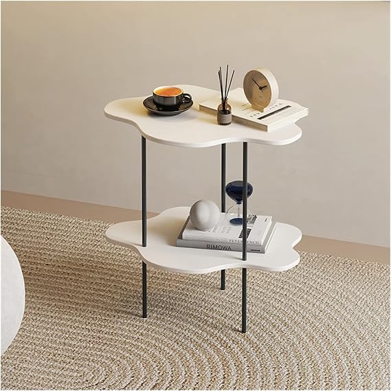 Coffee Table Cloud Coffee Table Side Table Minimalist Shelf In Small Nordic Bedside Table Side Table Color: White Present