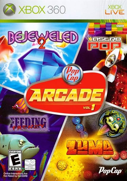 PopCap Arcade Vol. 1 (Bejeweled 2, Astro Pop, Feeding Frenzy, Zuma)