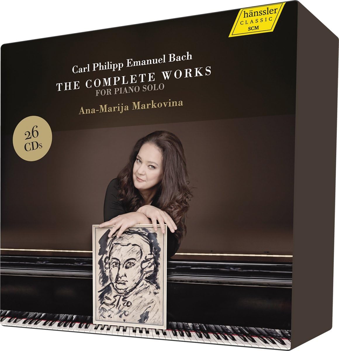 C.P.E.バッハ : 鍵盤独奏作品全集 ピアノによる演奏 Carl Philipp Emanuel Bach : The Complete Works for Piano Solo / Ana-Marija Markovina 26CD Box 輸入盤