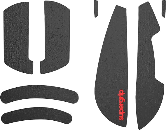 Pulsar Gaming Gears SUPERGRIP Griptape Set for VAXEE XE Wireless Sweat Absorbing High Performance Anti Slip 3M Adhesive no Residue Mouse Grip Tape Ultra-Thin 0.5mm (0.02in)