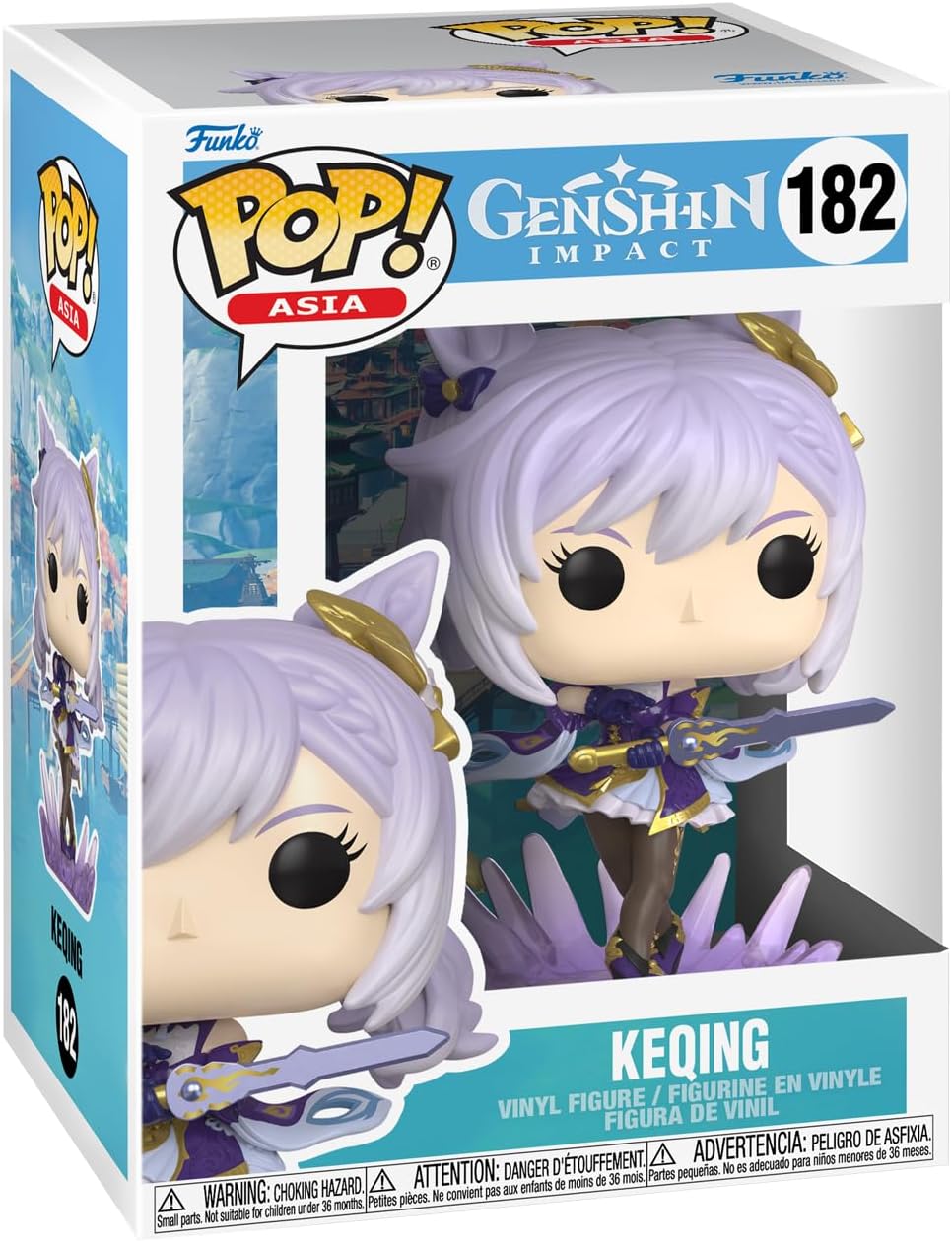 Funko POP! Games: Genshin Impact - Keqing - POP! Asia - Collectable Vinyl Figure - Official Merchandise - Toys for Kids & Adults - Games Fans - Model Figure for Collectors and Display