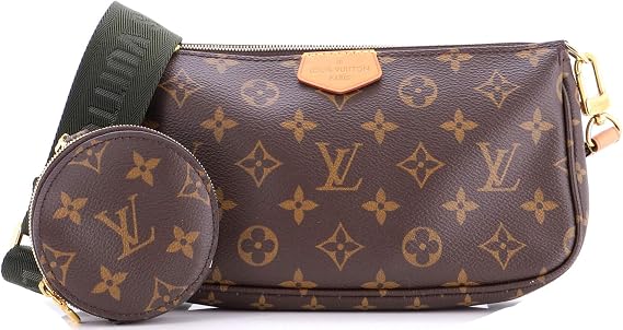 Pre-Loved Multi Pochette Accessoires Monogram Canvas, Brown