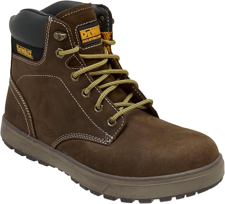 DEWALT Plasma Men's Leather, Steel Toe, Industrial & Construction Safety Work Boot
