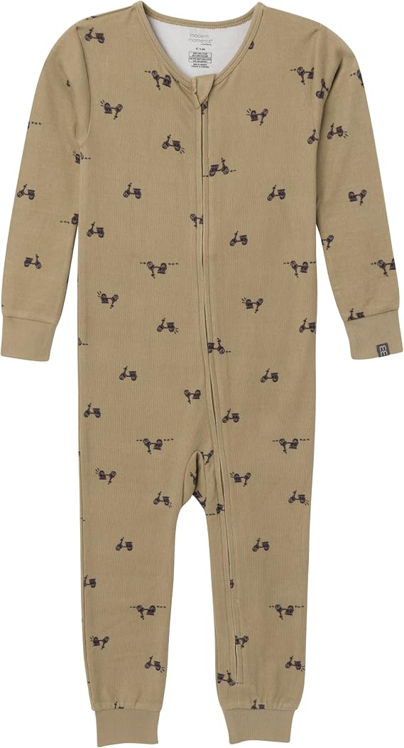 Modern Moments by Gerber Baby Boys & Girls Hacci Footless Pajamas