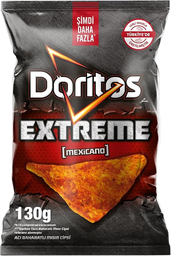 Doritos Extreme Mexicano Acı Baharatlı Super Boy 130g