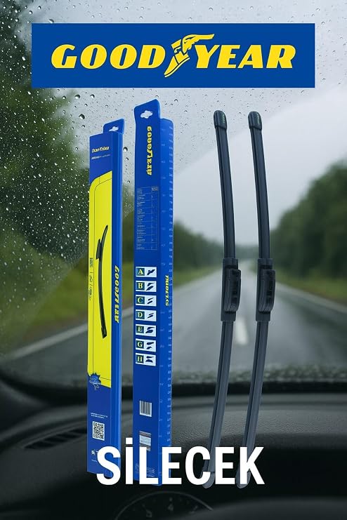 Goodyear Suzuki Vitara 1995-1999 Supermute 2'li Silecek Takımı, 450mm 450mm