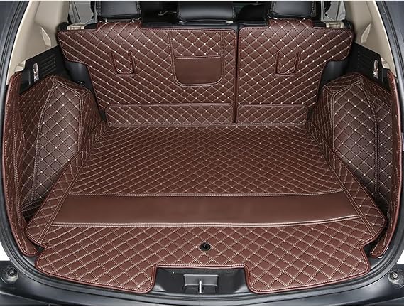 3D Full Coverage Car Trunk Mat Compatible with Toyota CHR 2018-2020-Current (Coffee)