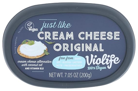 Violife Vegan Gluten-Free Original Cream Cheese Spread, 7.05 OZ