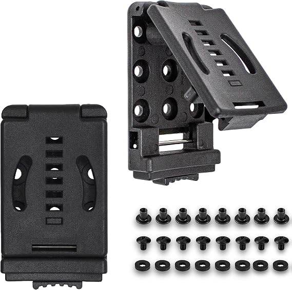 JvBto Molle Clips Tactical Tailor Attachment, Malice Clip Belt/Vest Accessories Molle Straps, Tactica Molle Belt Adapter