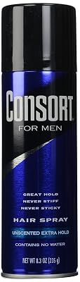 Consort For Men Hair Spray Unscented Extra Hold 8.30 oz