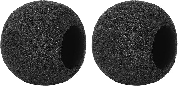 Podcast Microphone Windscreen for Blue Baby Bottle Black Foam, A