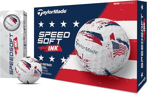TaylorMade SpeedSoft Golf Balls, Maximum Distance with Ultra-Soft Feel, Perfect for Off the Tee and Around the Green
