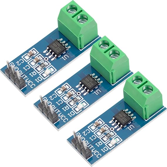 AZDelivery 3 x ACS712 20A Amp Current Sensor Range Module Current Sensor Compatible with Arduino