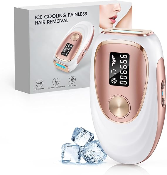 Haarlosy IPL Laser Hair Removal Device with Painless & Long Lasting Result