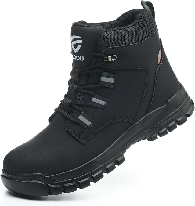 Steel Toe Shoes for Women Men Comfortable Safety Toe Boots