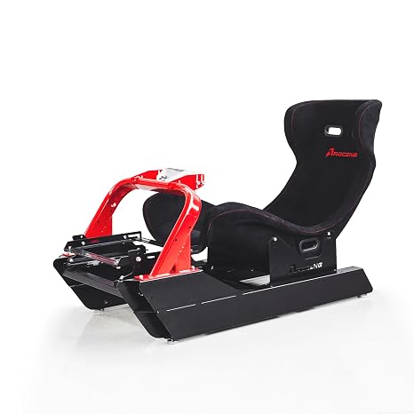 azracing CSPro Modular Sim Racing Cockpit with F1 Seat,Fully Adjustable