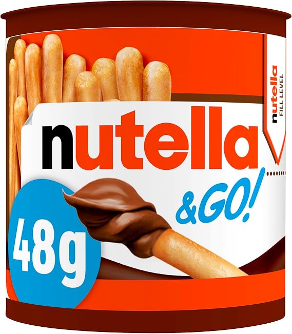Nutella And Go Hazelnut Spread With Cocoa And Breadsticks, 48g