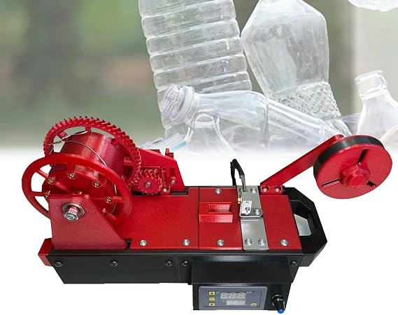 3D Recycled PET Filament Maker, Temperature & Speed Adjustable, Digital Display, Desktop Filament Extruder for DIY Makers and Families
