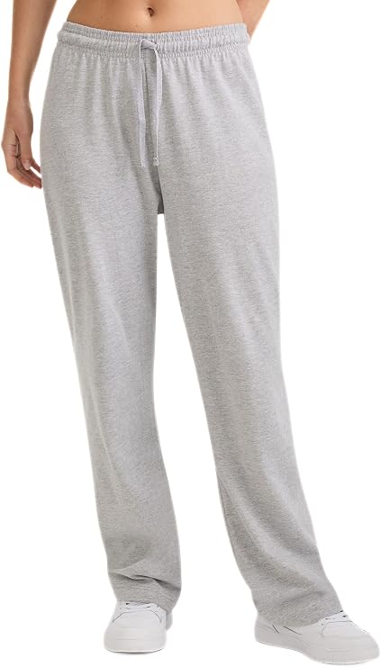 Champion Women's Lounge Pants, Standard Fit, Lightweight, Available in Regular and Plus, Oxford Gray Heather, 2X