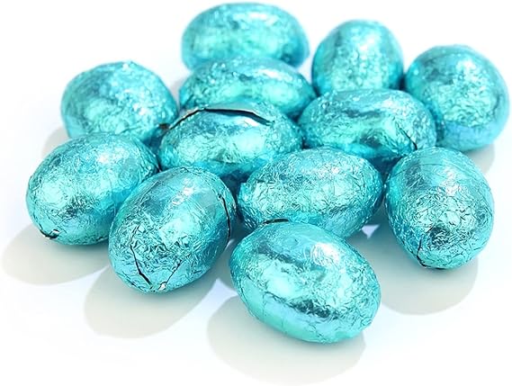 Blue Mini Easter Eggs - Bag of 100 (Approx.)