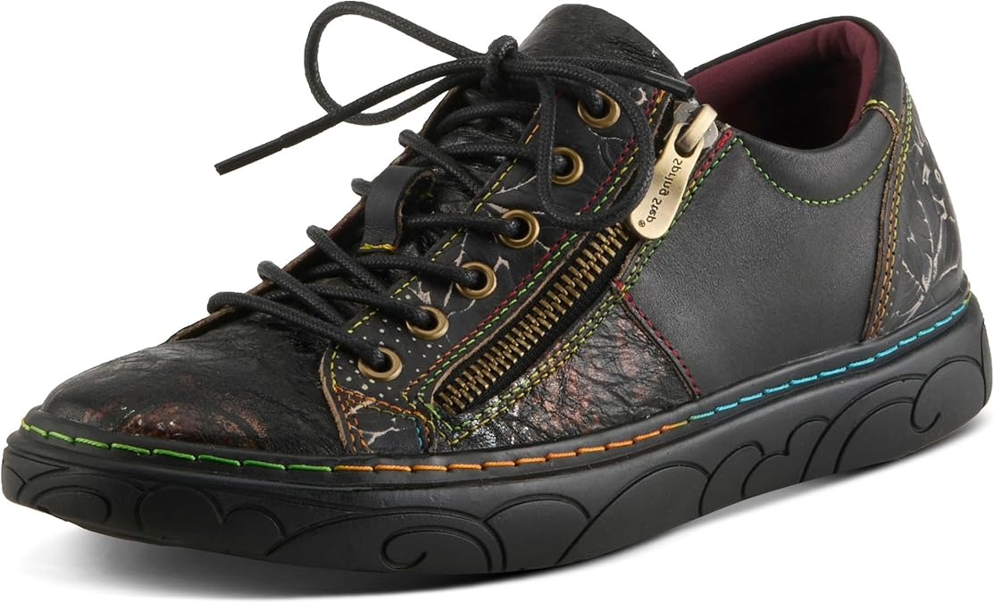 Spring Step L'Artiste Danli-Bloom Sneakers Hand-Painted Comfort