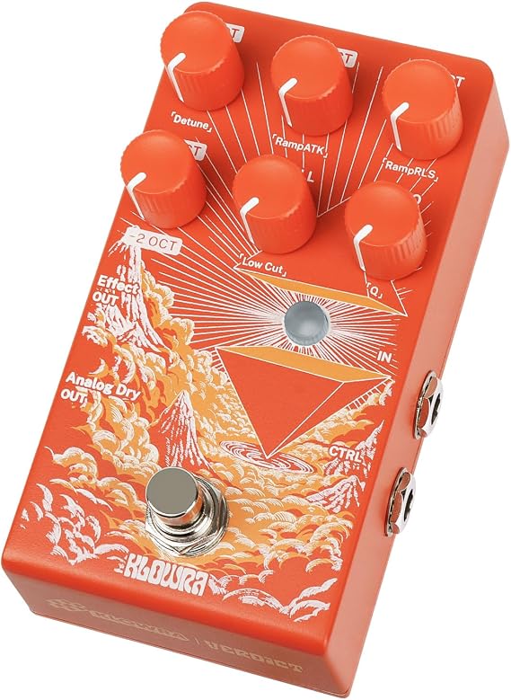 Verdict Polyphonic Octave Pedal & Pitch Shifter for Guitar & Bass, Sub Octave & Upper Harmony, Synth & Organ Emulation with Freeze, Swell, Filter & Detune