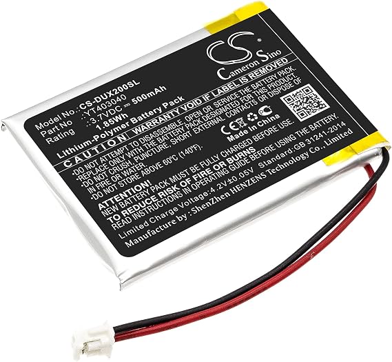 Battery Replacement for XDUOO X2 YT403040