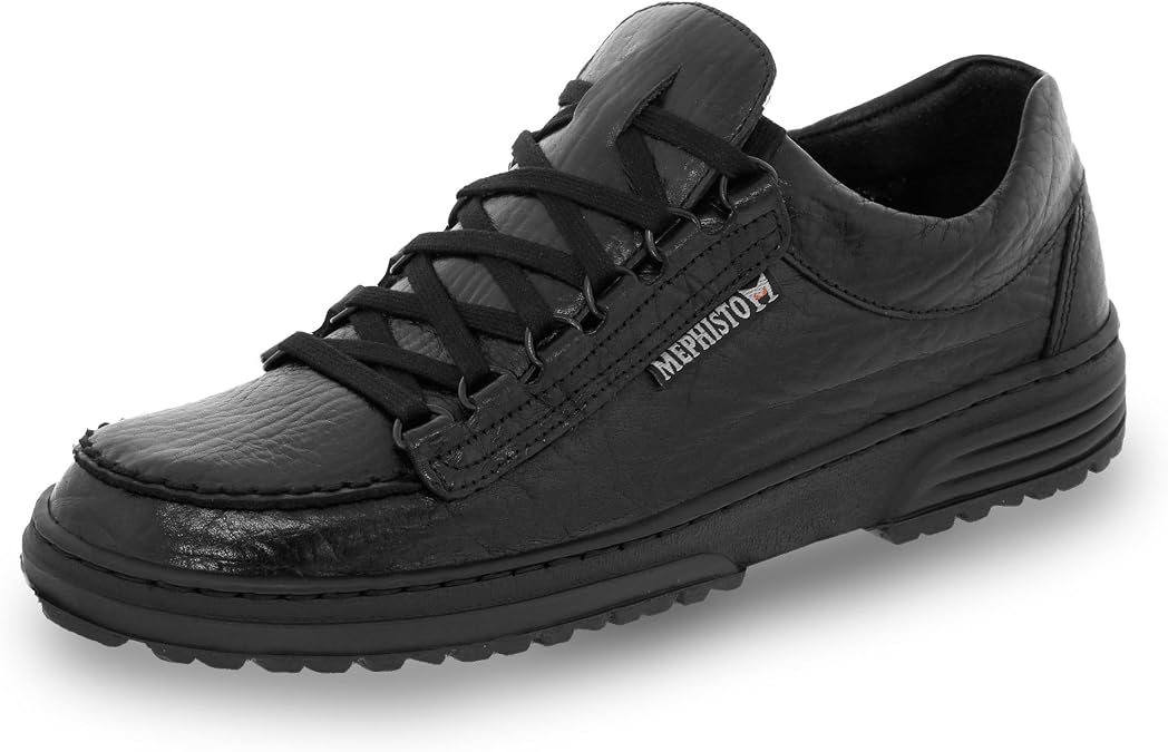 Mephisto Men's Cruiser Mamouth 714 Black Derby Low Lace Up Shoes