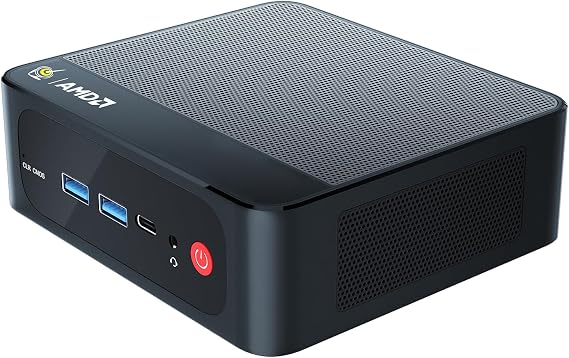 Beelink SER5 Mini PC, Ryzen 5 5500U(6C/12T up to 4,0Ghz), AMD Mini Computer 16GB DDR4 480GB M.2 NVMe SSD, 4K Triple Display, HDMI/DP/Type-C, 2.5G LAN,WiFi6, BT5.2