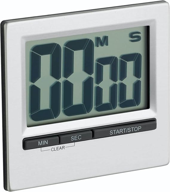 KitchenCraft Easy-Read 100-Minute Large Digital Kitchen Timer